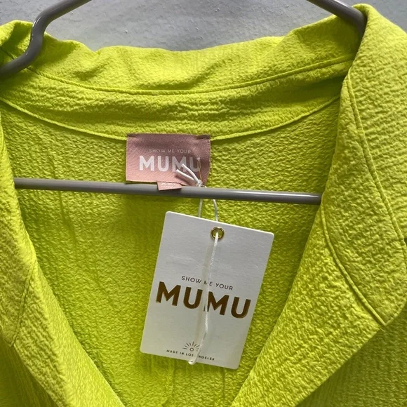 Show Me Your Mumu Johns Citrine Button Down Shirt - XXL- NWT - Picture 3 of 6